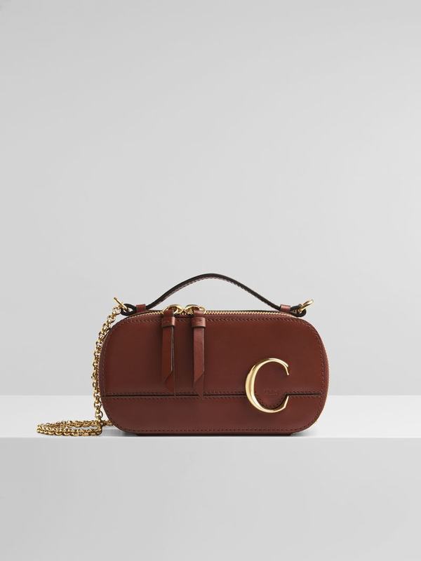 Chloé Bolsos Mujer C Marrones Suede Cowhide FRDQ05468